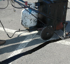 Hot Pour Crack Filling