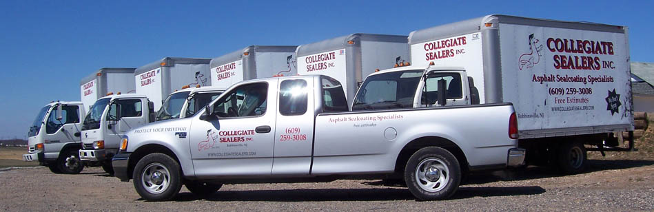 Fleet of New Jersey trucks